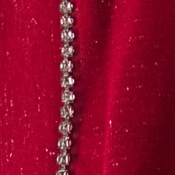 NWT I.N.C. International Concepts Women's Ruched-Side Embelished  Shimmery Tee - Picture 7 of 14